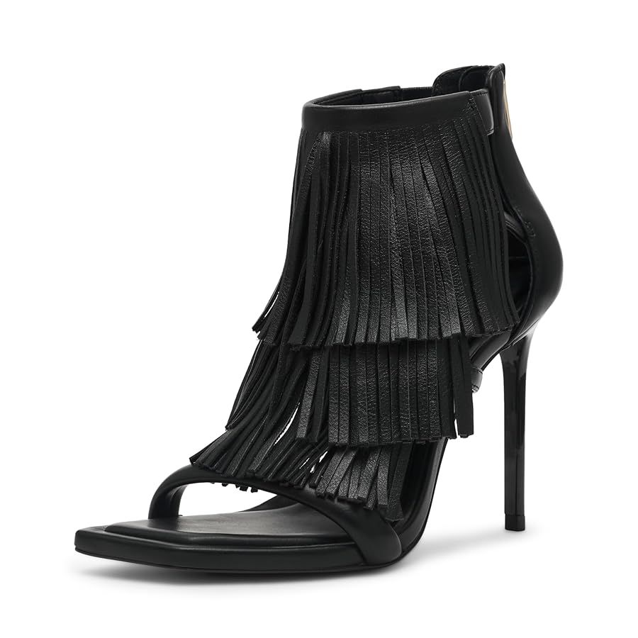 Amazon.com | Steve Madden Women's Fringzy Pump, Black